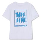 Boys White Logo T-Shirt, 1, hi-res