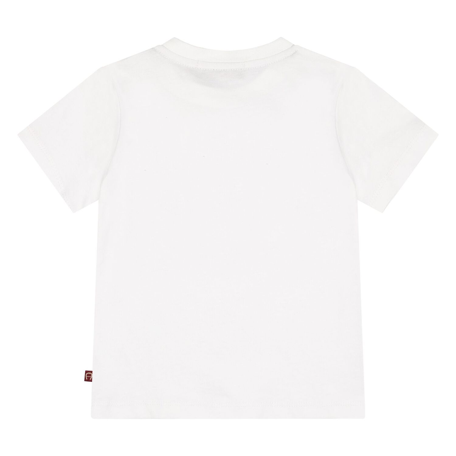 Younger Boys White Logo T-Shirt, 2, hi-res