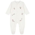White & Beige Babygrows ( 2-Pack ), 2, hi-res