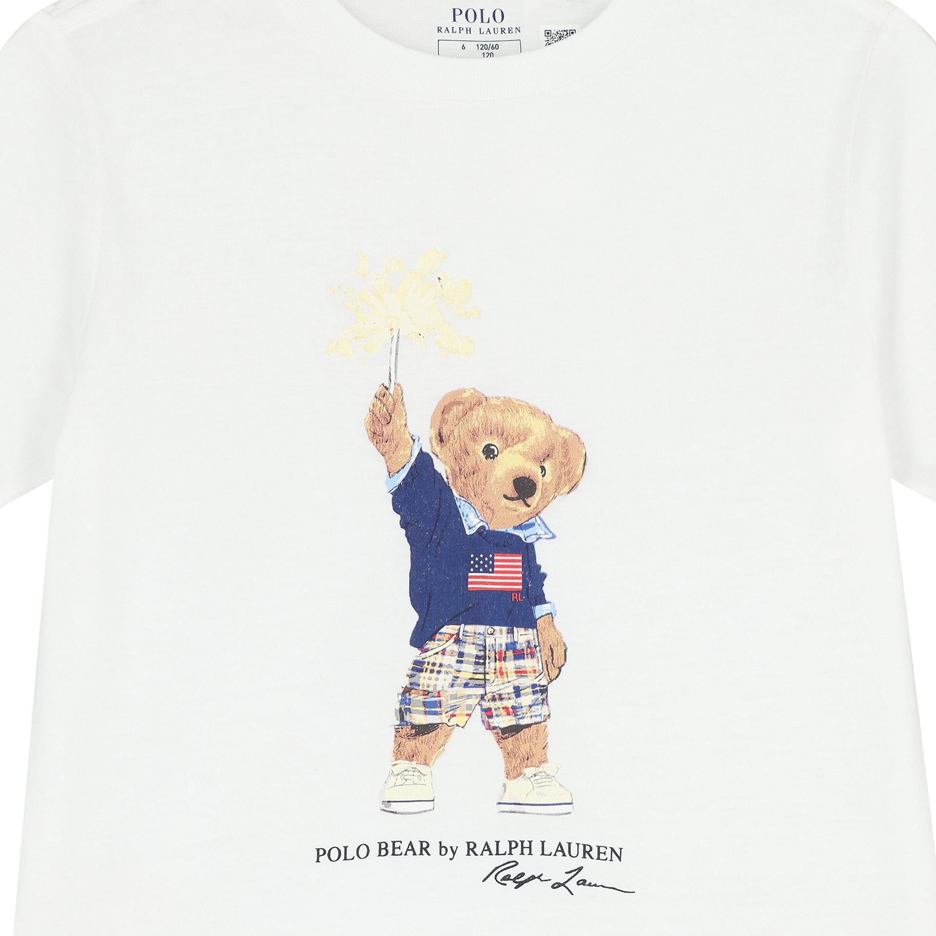 Ralph Lauren Boys White Polo Bear T-Shirt | Junior Couture USA