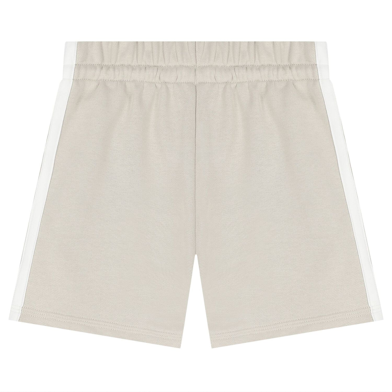 Beige Logo Shorts, 1, hi-res