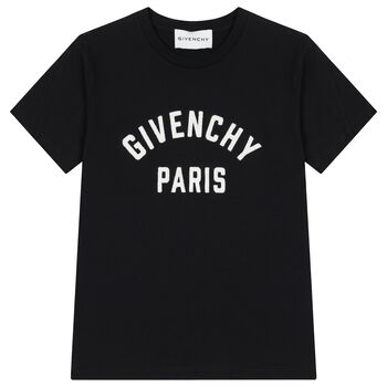 Boys Black Logo T-Shirt