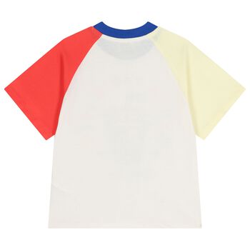 Boys Ivory Bubble Tiger T-Shirt