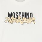 Younger White Logo & Popcorn Long Sleeve Top, 1, hi-res