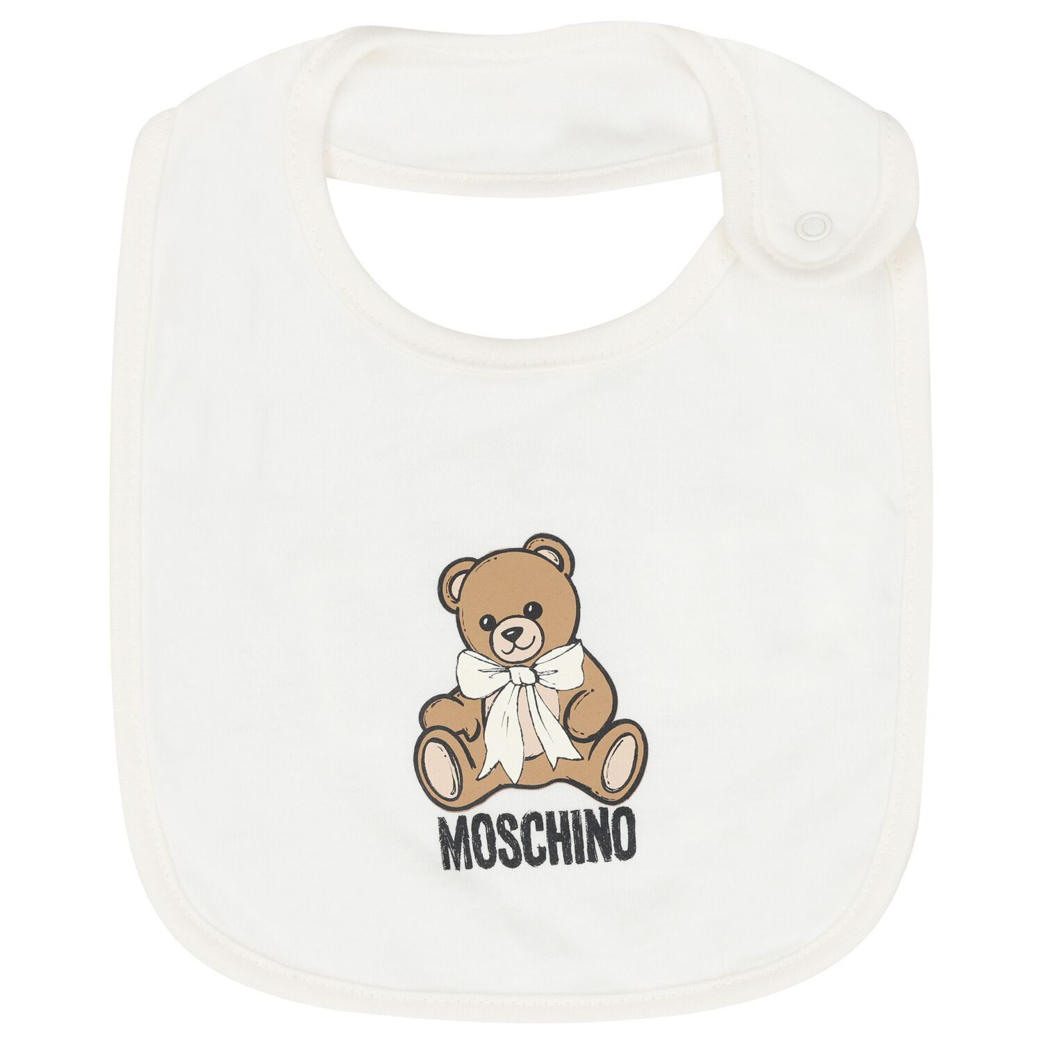 White Teddy Bear Logo Babygrow Gift Set, 1, hi-res