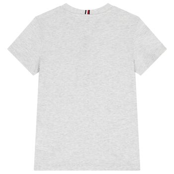 Boys Grey Logo T-Shirt