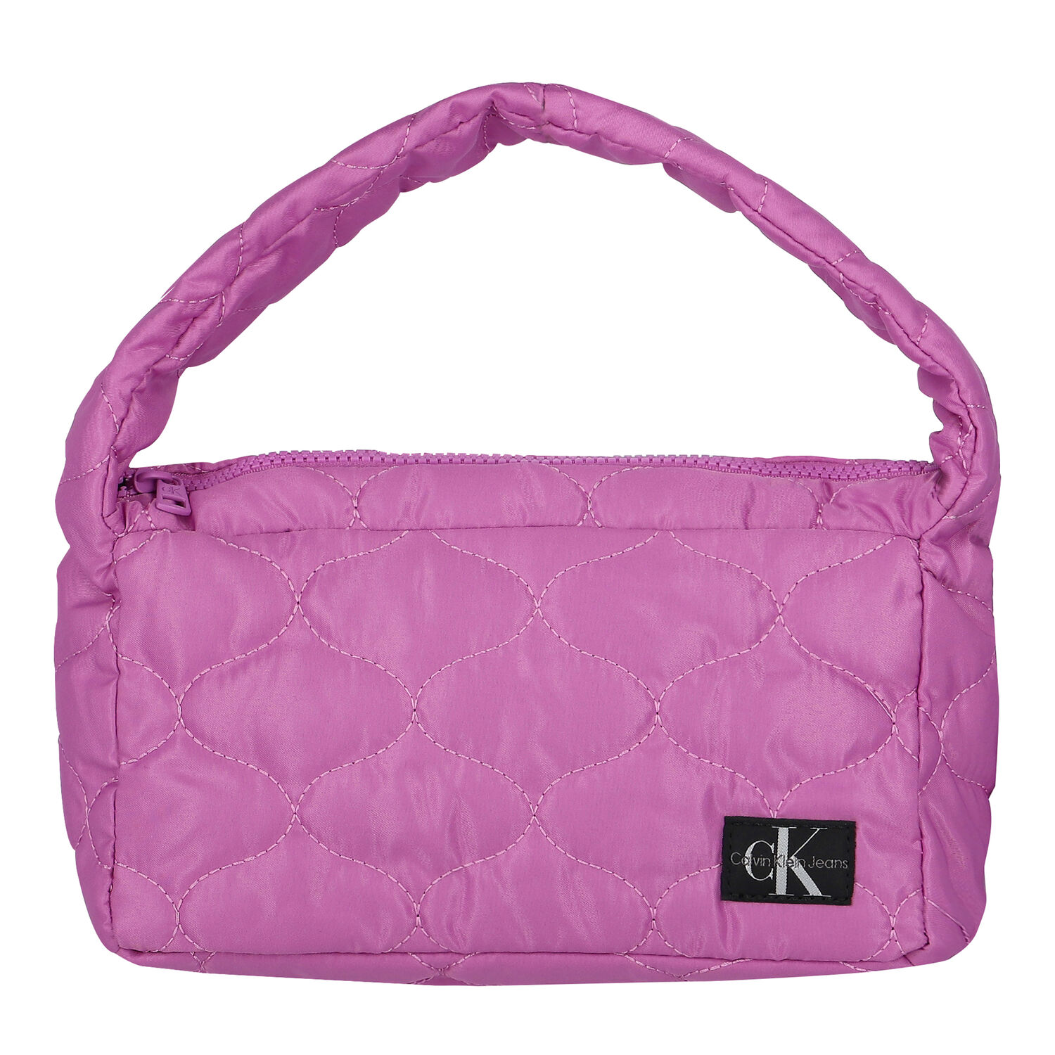Girls Purple Logo Quilted Bag, 1, hi-res