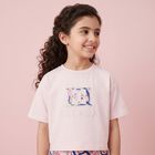 Girls Pink Logo T-Shirt, 2, hi-res