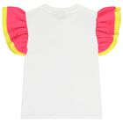 Girls Pink & Green Tiered Skirt Set, 1, hi-res