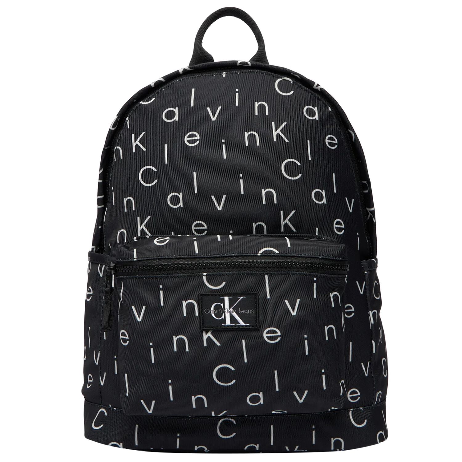 Black Logo Backpack, 1, hi-res