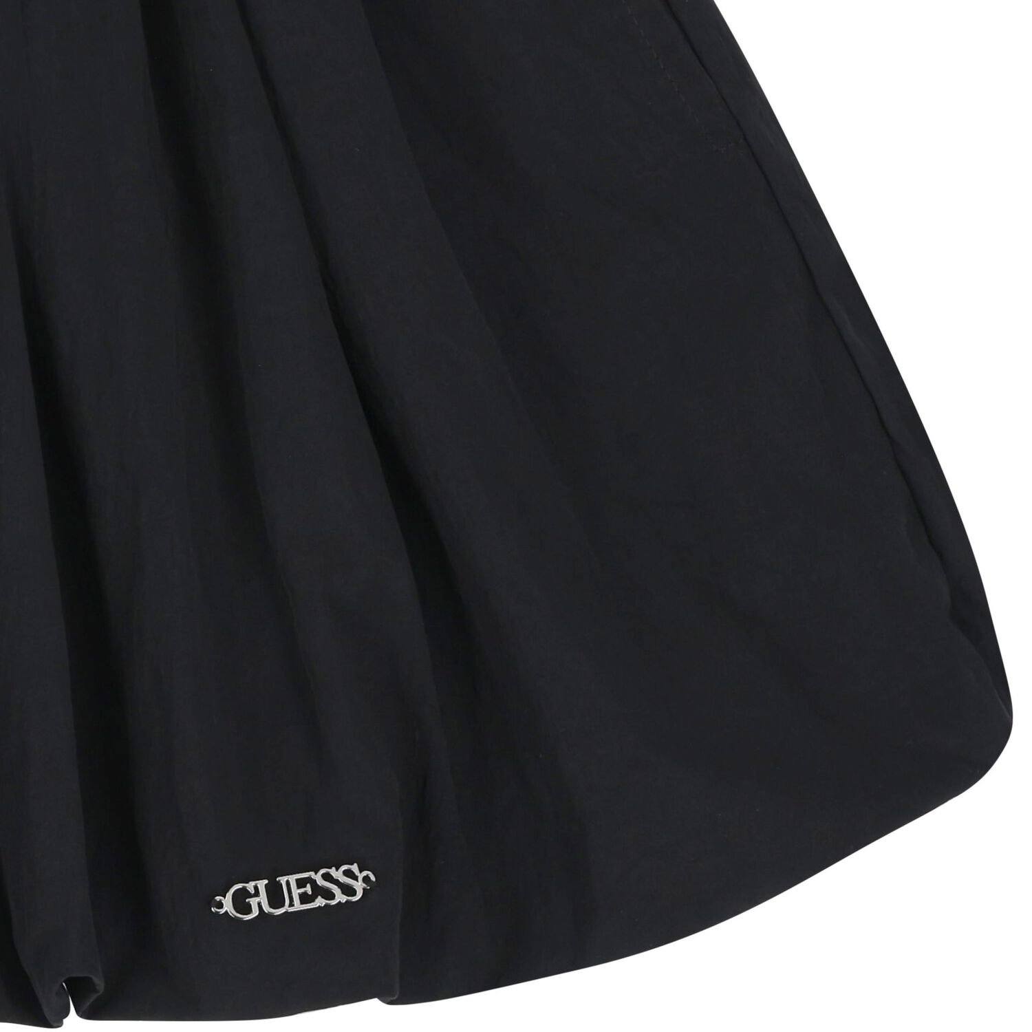 Girls Black Logo Balloon Skirt, 1, hi-res