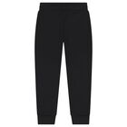 Boys Black Logo Joggers, 1, hi-res
