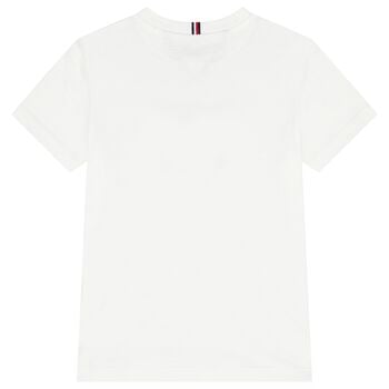Boys White Snoopy Logo T-Shirt