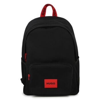 Black & Red Logo Backpack