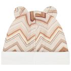 Beige & Brown Zig Zag Babygrow Gift Set, 1, hi-res