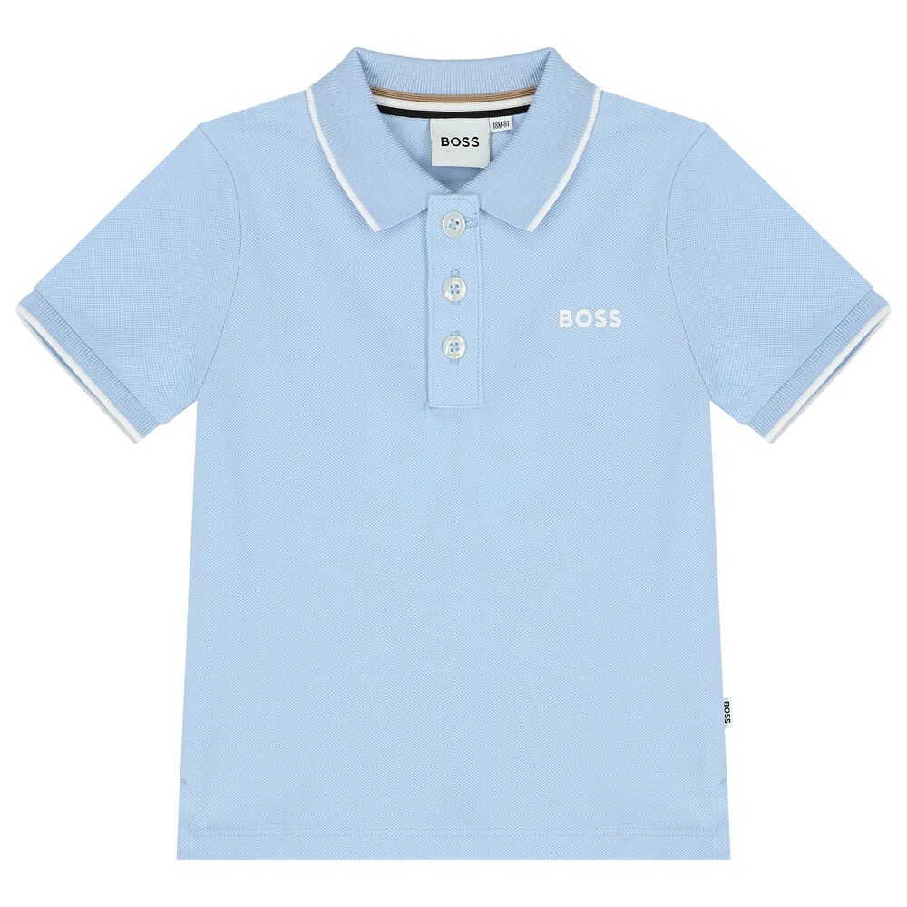 boys pale blue shirt
