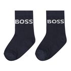Baby Boys Multi-Colored Logo Socks ( 3-Pack ), 2, hi-res