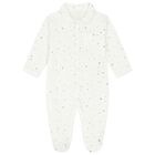 Baby Boy White & Blue Babygrow, 1, hi-res