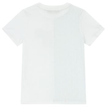 Boys White Logo T-Shirt