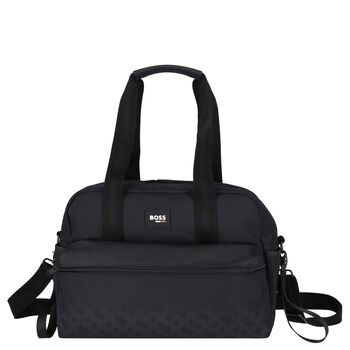 Black Logo Baby Changing Bag