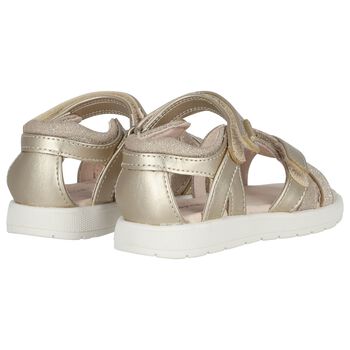 Younger Girls Gold Sandals