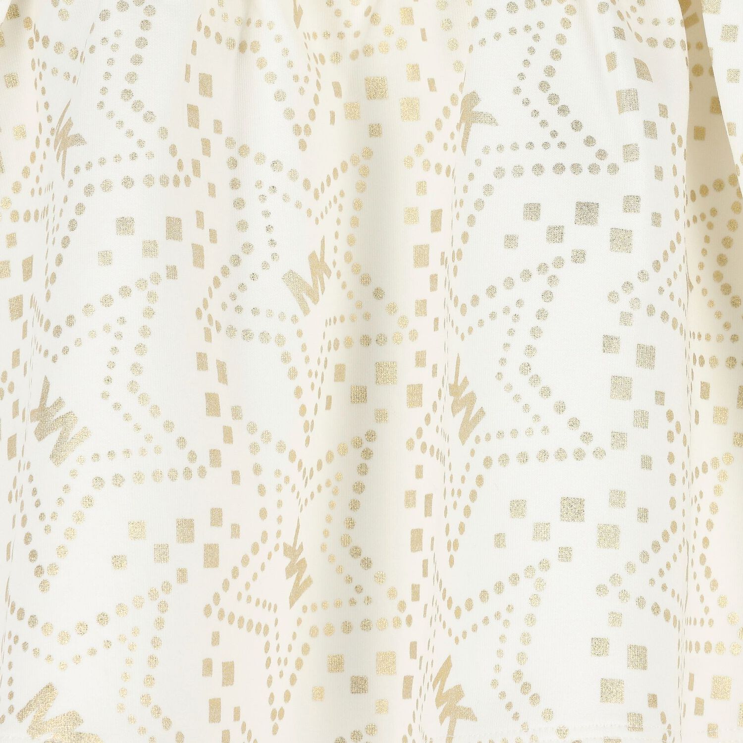 Youngeer Girls Ivory & Gold Star Dress, 1, hi-res