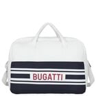 Baby Boys White & Navy Blue Logo Changing Bag ( 42cm ), 1, hi-res