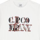 Boys White Logo T-Shirt , 1, hi-res