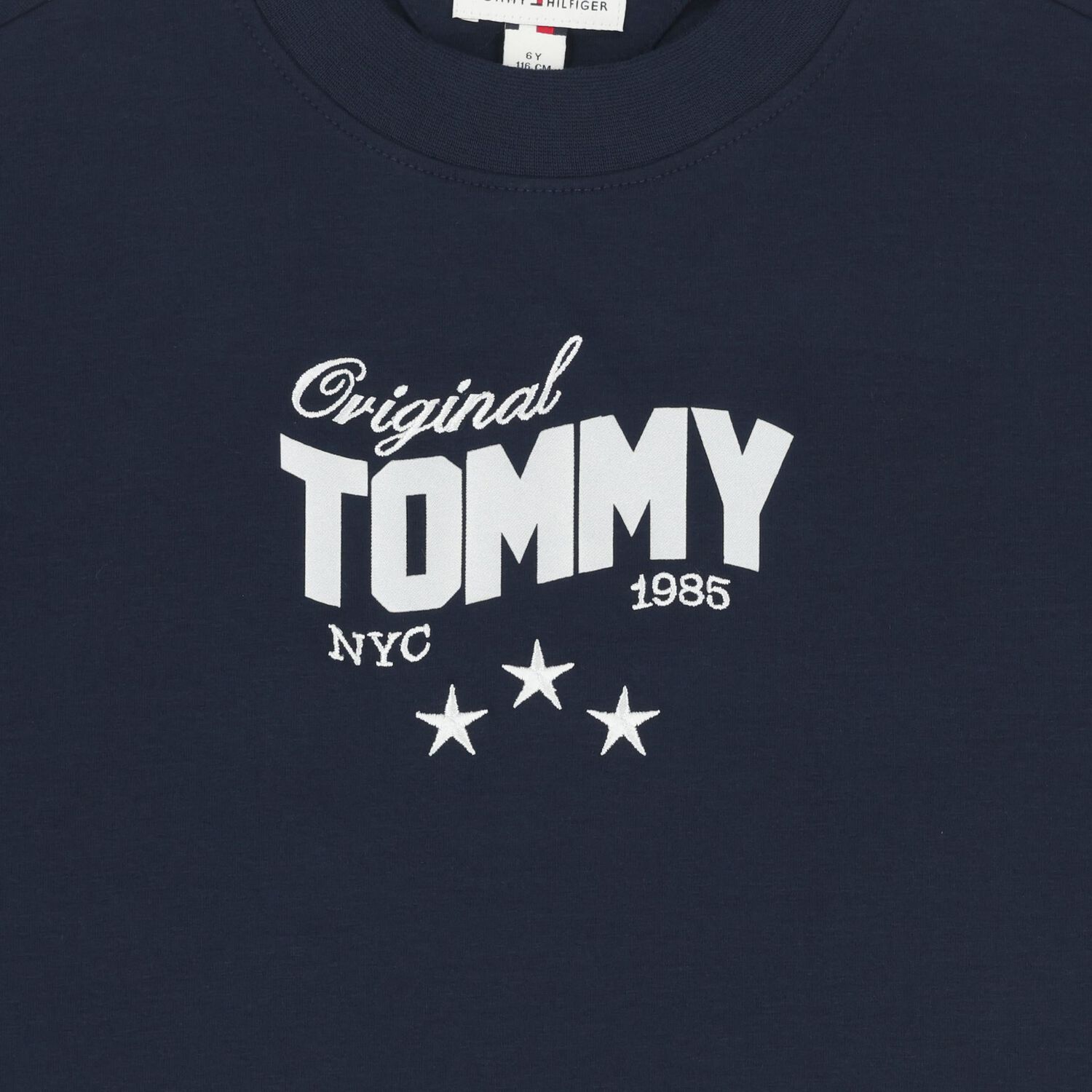 Girls Navy Blue Logo T-Shirt, 1, hi-res