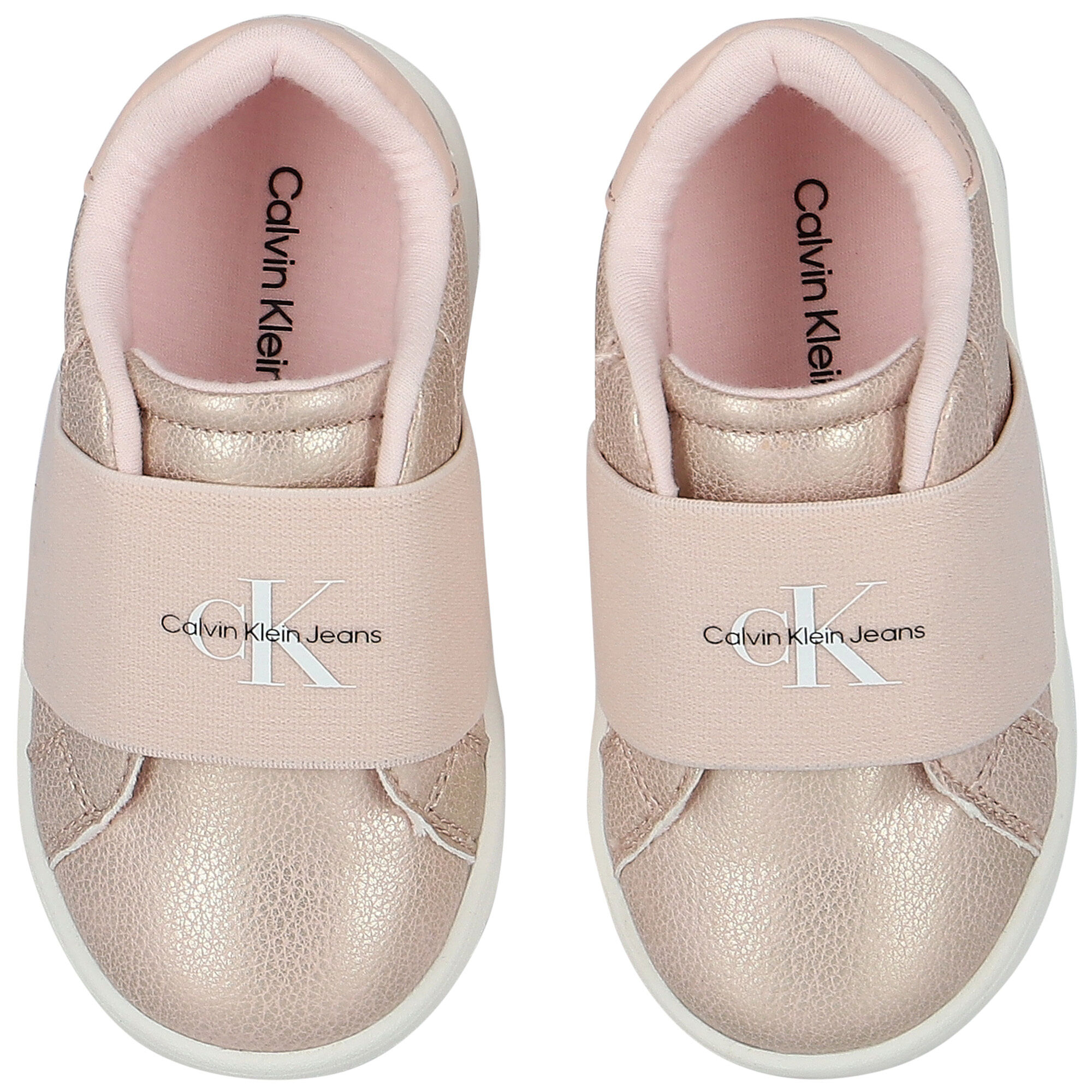 Calvin klein trainers pink on sale