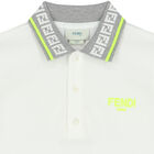 Boys Ivory Logo Polo Shirt, 1, hi-res