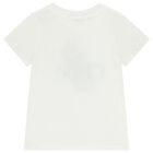 Girls White Mini Me Pineapple Logo T-Shirt, 1, hi-res