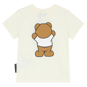 Ivory Teddy Bear Logo T-Shirt