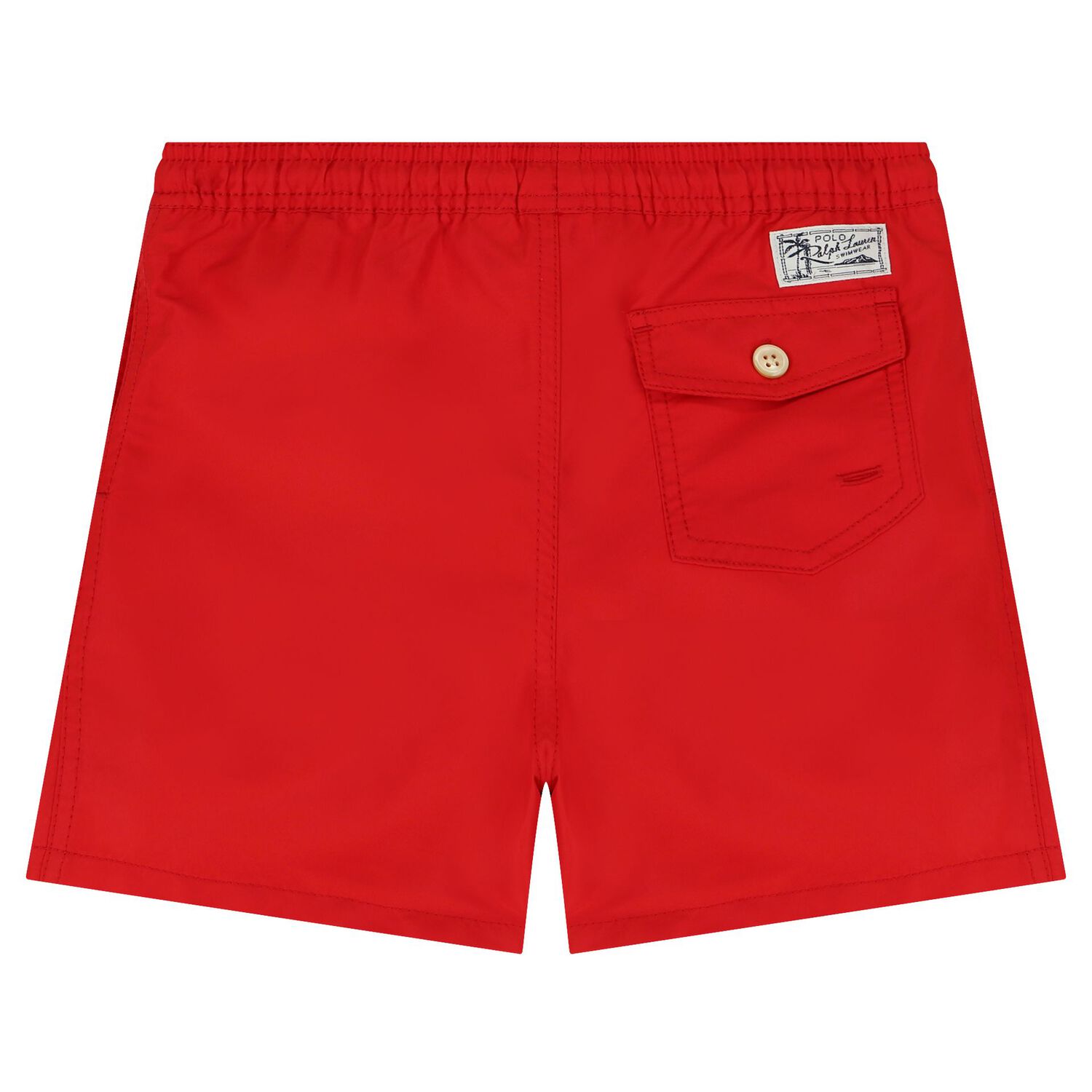 Boys Red Logo Swimshorts, 2, hi-res