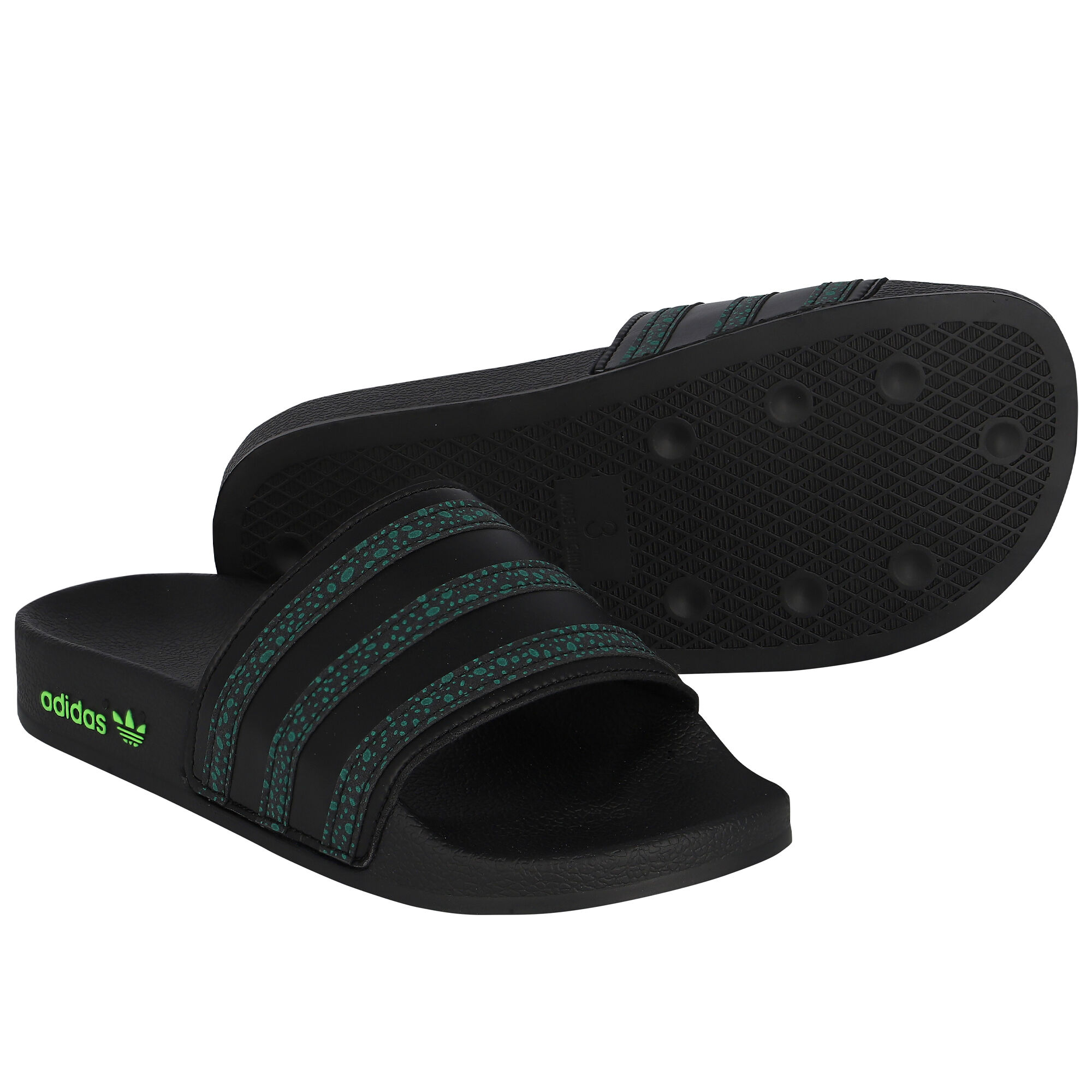 adidas Originals Black Adilette J Sliders Junior Couture USA