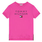 Girls Pink Logo T-Shirt, 1, hi-res