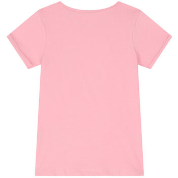 Girls Pink Logo T-Shirt