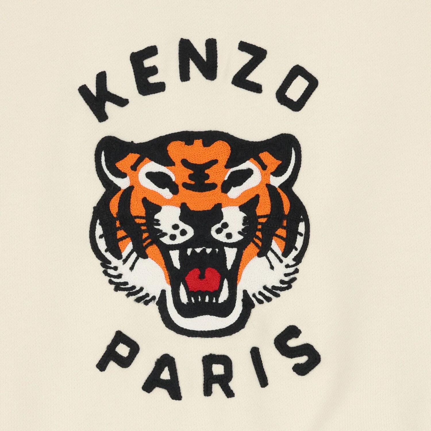 Ivory Tiger Logo Sweatshirt, 2, hi-res