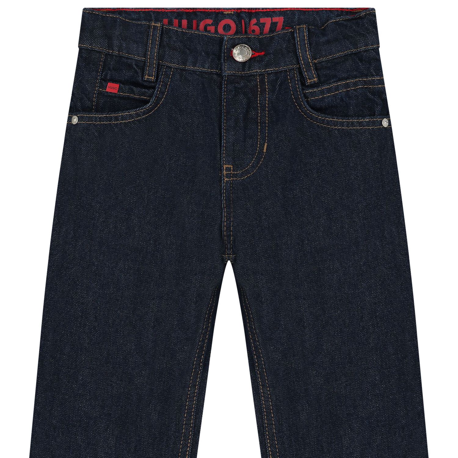 Boys Navy Blue Denim Jeans, 1, hi-res image number null