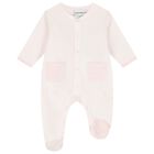 Baby Girls Pink Logo Babygrow Set, 6, hi-res