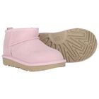 Younger Girls Pink Classic Ultra Mini Suede Boots, 2, hi-res