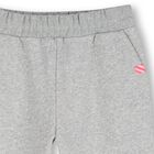 Girls Grey Wide Leg Joggers, 1, hi-res