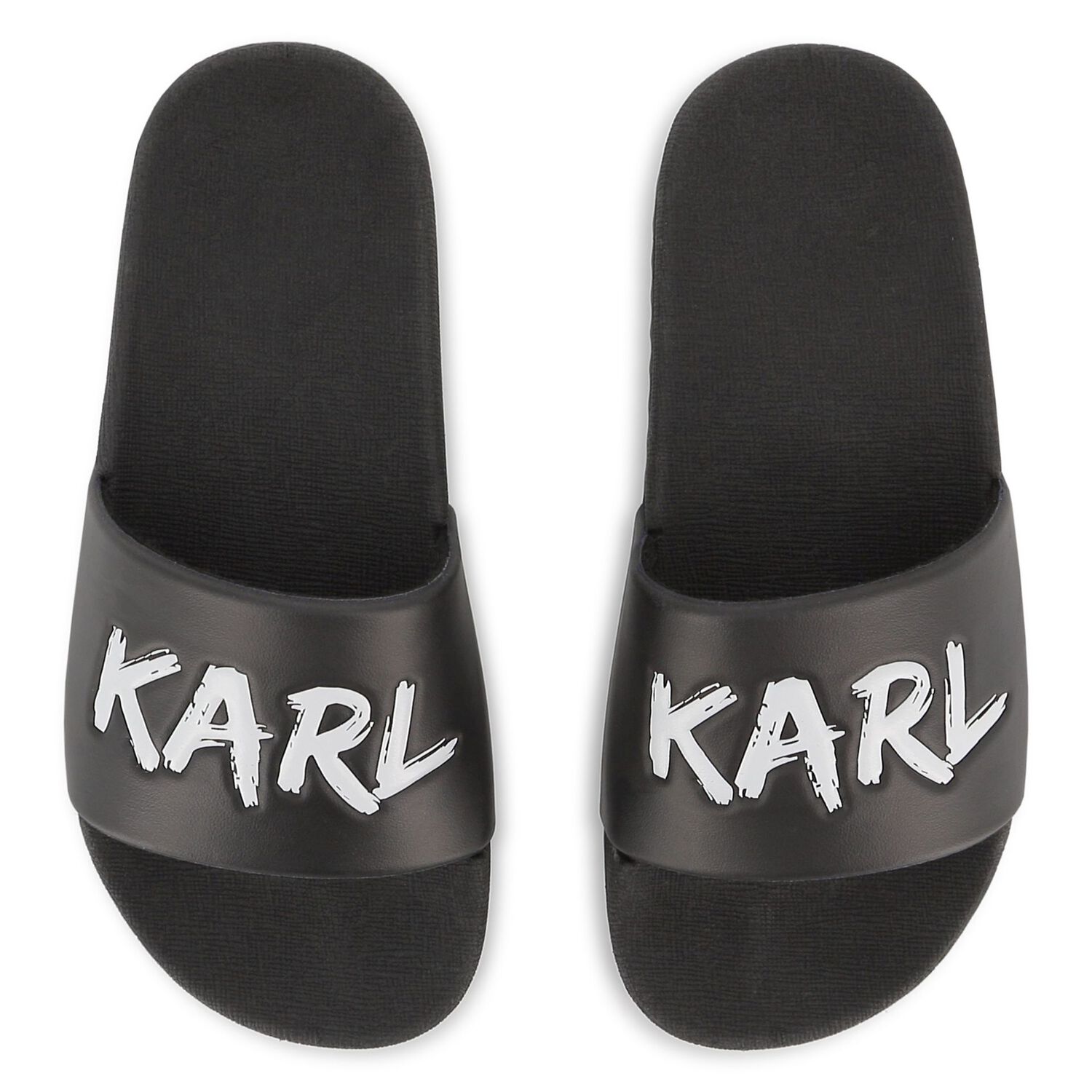 Boys Black Logo Sliders, 1, hi-res