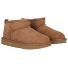Younger Chestnut Brown Classic Ultra Mini Suede Boots, 2, hi-res