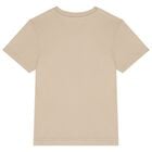 تي شيرت بشعار للأولاد باللون العاجي والبيج (عبوة من قطعتين), 12, hi-res