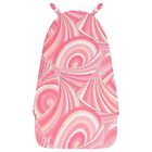 عش مطبوع عليه زهور باللون  وردية للبنات (75 سم), 2, hi-res