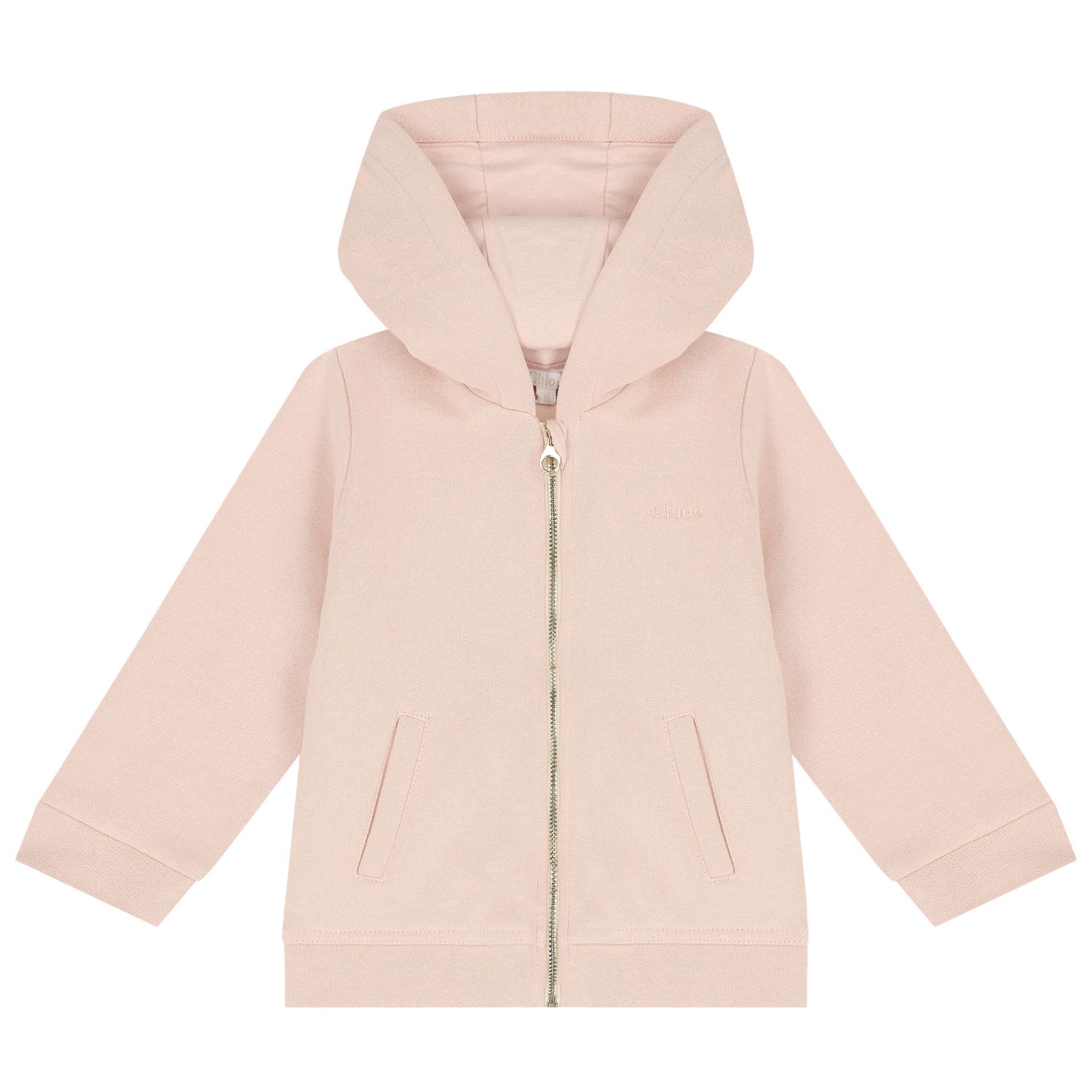 CHLOE Younger Girls Pink Logo Tracksuit Junior Couture Bahrain
