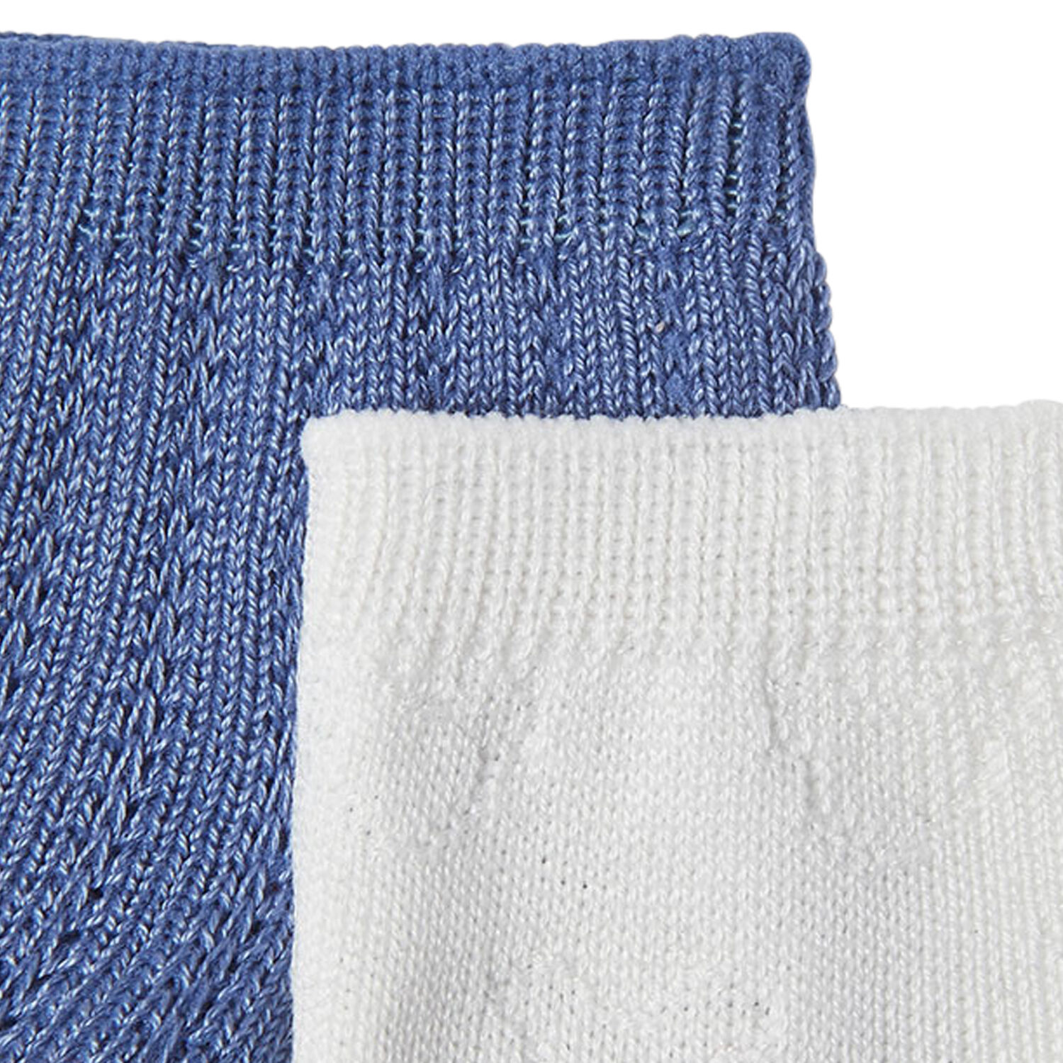 Baby Boys White & Blue Socks ( 2-Pack ), 1, hi-res image number null