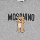 Grey Teddy Bear Logo T-Shirt, 6, hi-res