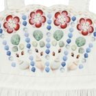Girls White Shell Dress, 1, hi-res